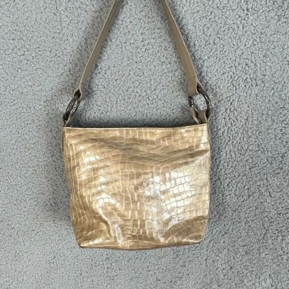 BRIGHTON LEATHER BAG U327358 TAN
